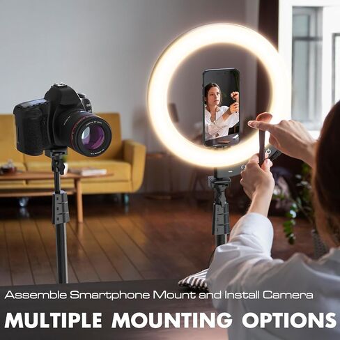 UBeesize Upgraded 12'' Ring Light with 62'' Tripod Stand and Magnetic Phone Holder,LED Selfie RingLight for iPhone with Remote,Circle Light for Tiktok/YouTube/Photography/Makeup/Live Stream Pink in Saudi Arabia