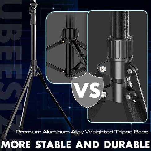 UBeesize Upgraded 12'' Ring Light with 62'' Tripod Stand and Magnetic Phone Holder,LED Selfie RingLight for iPhone with Remote,Circle Light for Tiktok/YouTube/Photography/Makeup/Live Stream Pink in Saudi Arabia