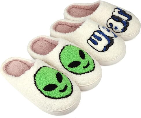 House Slippers for Women Men Soft Cozy Warm Slippers Plush Warm Home Shoes in Saudi Arabia