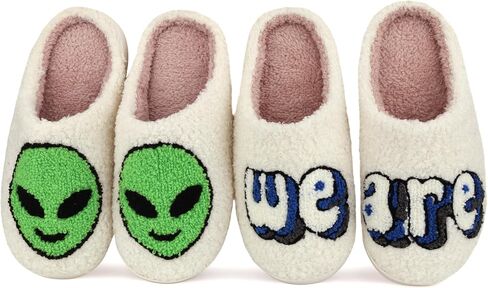 House Slippers for Women Men Soft Cozy Warm Slippers Plush Warm Home Shoes in Saudi Arabia