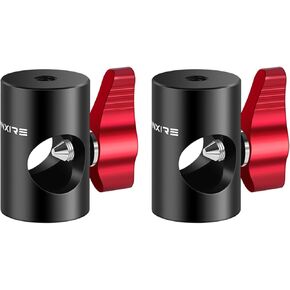 Light Stand Mount Adapter with 1/4" Screw Hole, 16mm Rapid Adapter Converts Fits for Studio Monitor Stand, Camera Mount, Photo Studio Photography Light Stand - 2 Pack