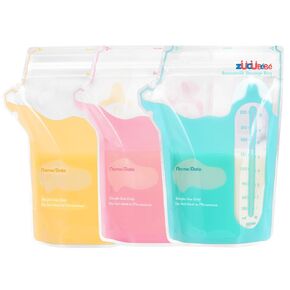 Breastmilk Storage Bags(360PCS)，8oz Milk Storage Bags for Breastfeeding，BPA Free with Easy Pour Spout, Self Standing, for Refrigeration and Freezing, Blue