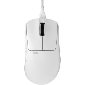 Pulsar Gaming Gears Xlite Wired Gaming Mouse, Ultra Lightweight 1.83 oz (52g), Ergonomic, Optical Switch, 26000 DPI, Motion Sync, PAW3395 Sensor (Medium, Wired, White)