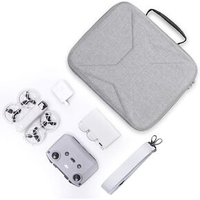 FACEVER Case for DJI Neo, Waterproof Portable Storage Bag Carrying Case for DJI Neo Drone Fly More Combo Accessories, With RC-N3/N2 Remote Controller, Intelligent Flight Battery, Charging Hub