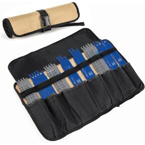Unmake Saw Blade Holder - Circular Saw Case, Empty Case for Milwaukee & Sawzall Saws/Sabre Saw Blades Organization, Wood Pruning Saw Blades Carring Bag Reciprocating Saw Blades Holder (Only Case)
