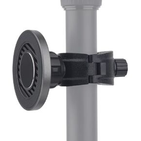 Magnetic Phone Holder for Insta360 Invisible Selfie Sticks, for OSMO Pocket 3, with Rod Clamp for Microphone Stand/Tripods/Boat Railing, Fits for 17mm-25mm Tubes