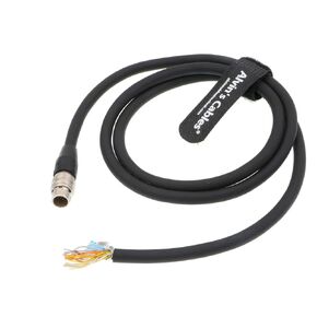 Alvin's Cables Hirose 20 Pin Male HR25A-9P-20P to Open End Shield Cable for Camera ENG Lens 1M