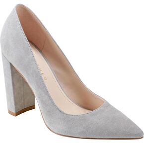 Marc Fisher LTD Women's Abilene Pump, Light Grey Suede 050, 7