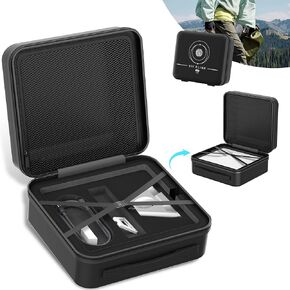 Starlink Mini Case, Waterproof Hard Travel Case for Starlink Mini, Precision Cut Foam Protects Starlink Mini, Kickstand, Pipe Adapter, Power Supply, Cable & Ethernet Cable, Bag for Starlink Mini
