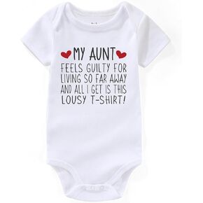 Funny guilty Aunt Baby Clothes boy Aunties Bestie auntie sayings Baby girl Clothes Baby Bodysuits