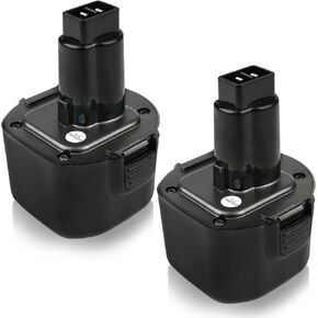 2 Pack 9.6V 3.6Ah Battery Replacement for Dewalt 9.6V Battery DW9062 DW9061 DE9036 DE9061 DE9062 DW926 DW955K DW955 DW926K-2 DW926K DW902 DW050