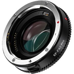 VILTROX EF-FX2 PRO 0.71x Focal Reducer Lens Mount Adapter Compatible with Canon EF Lenses to Fuji X-Mount Cameras, Lens Converter with Auto Focus, Aperture Control, EXIF Transmission, IS Stabilization
