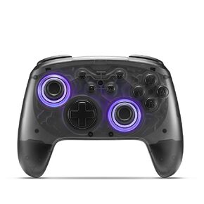 BINBOKPLAY Switch Controller, Wireless Switch Pro Controller for Switch/Lite/OLED, Switch Remote Gamepad with Mecha-Tactile Action Buttons/RGB Light/Map Button/6 Axis/Turbo