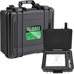 Waterproof Hard Case for Starlink Mini Dish Kit, precise laser cut foam for Starlink Mini, Portable, Protected, Enough Space for Starlink Mini Accessories in Dual Level Closed Cell Durable Foam