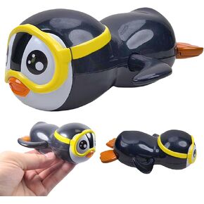 Cute Black Diving Penguin Toys, Wind Up Bath Toy, Bath Toys for Toddlers 3-5, Water Table and Bathtub Toys, Easter Wind Up Toys, Pool Theme Party Favors, Kids Prizes