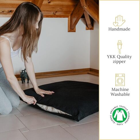 Extra Cover Meditation Mat Floor Pillow (Only Cover, Mat Sold Separately) in Saudi Arabia