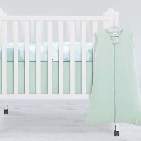 Evolur Buybuy Baby Baby Pink & Heart Print 3 Piece Mini Crib Bedding Set, Machine Washable, Soft and Breathable Toddler Bedding Set, Includes Fitted Sheet, Comfortor and Crib Skirt in Kuwait
