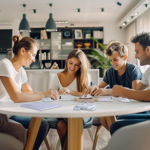 مجموعة إكسسوارات الدومينو للقطار المكسيكي - 1 محور قطار مكسيكي خشبي من خشب الصنوبر مع قاعدة ملبدة، 9 علامات قطار مكسيكية معدنية ملونة، 2 * 50 ورقة وسادات نقاط القطار المكسيكي in Kuwait