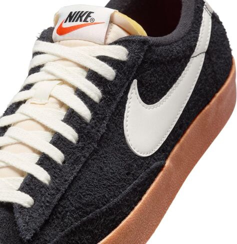Nike Blazer Low '77 Vintage Women's Shoes (FQ8060-001, Black/Gum Medium Brown/Black/Sail) Size 8.5 in Saudi Arabia
