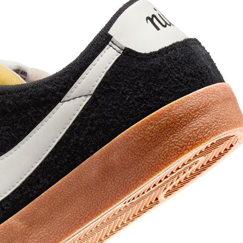 Nike Blazer Low '77 Vintage Women's Shoes (FQ8060-001, Black/Gum Medium Brown/Black/Sail) Size 8.5 in Saudi Arabia