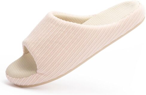 Chantomoo Womens Slipper Memory Foam Slippers Comfy House Slippers Rubber Sole Bedroom Cozy Indoor Outdoor Home Slipper Slides in Saudi Arabia
