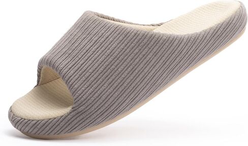 Chantomoo Womens Slipper Memory Foam Slippers Comfy House Slippers Rubber Sole Bedroom Cozy Indoor Outdoor Home Slipper Slides in Saudi Arabia