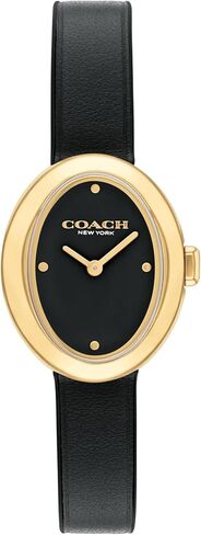 Coach Sammy Women's - 2H Quartz Watch - Calfskin Leather Strap - Water Resistant up to 3ATM/30 Meters - Gift for Her - Modern Design - Perfect for Everyday Wear - 22.5mm in Saudi Arabia