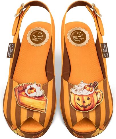 Hot Chocolate Design Chocolaticas Autumn Delight Women's Sandals Multicoloured HCD 36 in Saudi Arabia