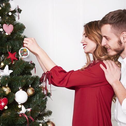 زينة عيد الميلاد المضحكة، زينة معلقة لشجرة العطلات، أنا فقط أحب أن ابتسم مبتسمًا المفضل لدي، هدية بضائع لمجموعة أفلام عيد الميلاد، ديكور منزلي لطيف لعيد الميلاد in Saudi Arabia