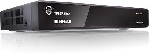 TIGERSECU Super HD 1080P 8-Channel Hybrid 6-in-1 DVR Security Recorder Without Hard Drive, for 2MP(30fps) and for up to 5MP(12.5fps) TVI/AHD/CVI/Analog/RS485 PTZ and IP Cameras (Cameras Not Included) in Saudi Arabia