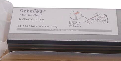 BestParts 4Pcs Carbon Vane WN124-249 90132400004 for Becker Pump KDX3.140, KVX3.140 240-47-4.3mm in Saudi Arabia