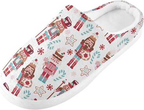 Women's and Men's Fuzzy House Slippers Cozy Memory Foam Slippers Indoor Outdoor Warm Nonslip Family Slippers in Saudi Arabia