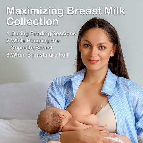 BumbleBee Milk Collector, Portable Silicone Breastmilk Catcher, Kick-Proof Wearable Brest Shields for Breastfeeding Mom, 3oz/2pcs in Saudi Arabia
