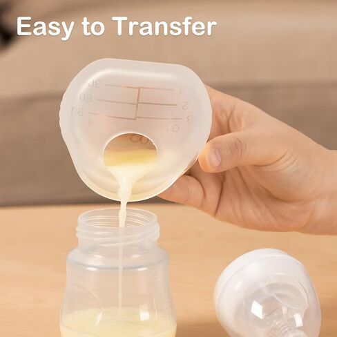 BumbleBee Milk Collector, Portable Silicone Breastmilk Catcher, Kick-Proof Wearable Brest Shields for Breastfeeding Mom, 3oz/2pcs in Saudi Arabia