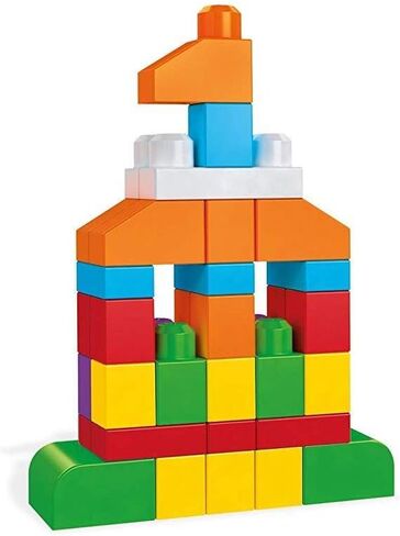 MEGA BLOKS 150 Toddlers Blocks Learning Toy Building Set, Let's Get Learning! For Toddlers 1-3 in Saudi Arabia
