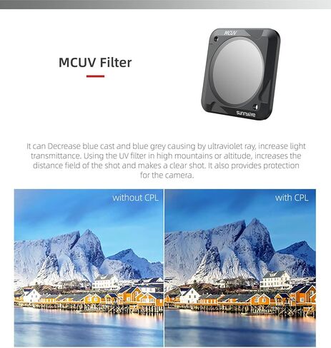 Voir مجموعة ملحقات مرشح العدسة الجديدة لـ DJI Action 2 (CPL) in Kuwait