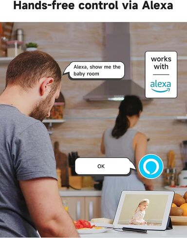 1080P 2.4g/5g Indoor Camera, Plug-in Cameras for Home Security w/Night Vision, Baby/Elder/Home Cameras with Phone App, Motion Detection, 2-Way in Saudi Arabia