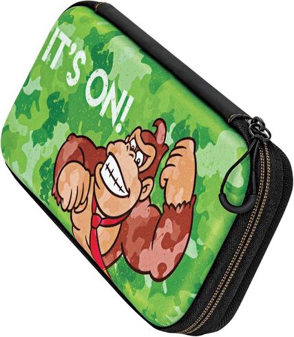 حقيبة سفر رفيعة من PDP Gaming Donkey Kong لوحدة التحكم، حتى 6 ألعاب: Donkey Kong Camo - Nintendo Switch in Kuwait