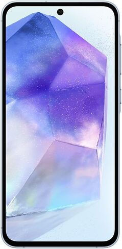 SAMSUNG Galaxy A55 5G + 4G LTE (128GB + 8GB) (Tmobile Mint Tello & Global) Unlocked Latin America Warranty SM-A556E/DS 6.6" 120Hz 50MP Triple + (25W Wall USB Charger) (Awesome Navy 1 Year Latin) in Saudi Arabia
