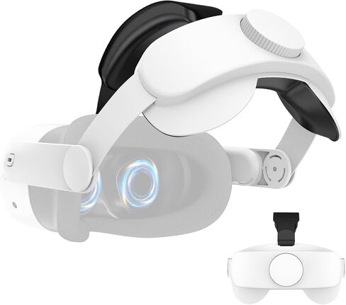 Pressure-Free Comfort Head Strap Accessories Compatible with Meta/Oculus Quest 3S/Quest 3，Enhanced Comfort，Balanced Weight Distribution in Kuwait