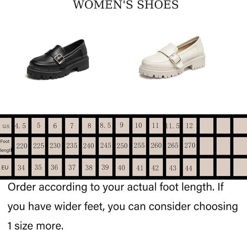 Women's Leather Chunky Lug Sole Monk Buckle Loafers Retro Round Toe Block-Heeled Comfortable Platform-Heightened Slip-On Casual Formal Shoes for Work,Parties,Dress in Saudi Arabia