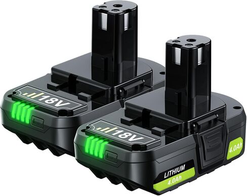 TURPOW 2Pack 7.0Ah Replacement for Ryobi 18V Lithium Battery Compatible with Ryobi 18 Volt ONE+ Plus P107 P108 P102 P103 P104 P105 P109 P122 Cordless Tools in Saudi Arabia