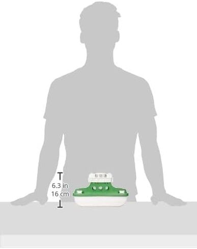 قارب العبارة الخضراء مع قارب القطر in Kuwait