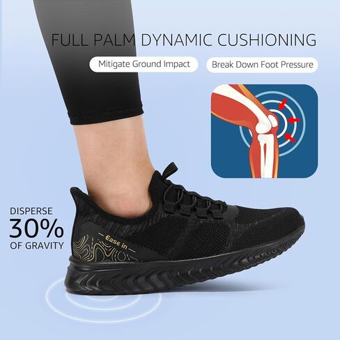 أحذية STQ Slip Ins النسائية سهلة الارتداء أحذية مشي لتقويم العظام بدون استخدام اليدين لتخفيف التهاب اللفافة الأخمصية in Kuwait