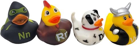 Complete 26 Letters Colorful Figure Alphabet Rubber Duckies (26 Pieces) Ducks Size: 2"- 2.5". in Saudi Arabia