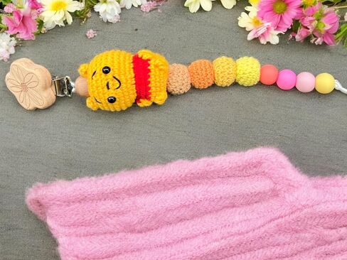 Personalized Custom Pacifier Clip Boys and Grils, Paci Binky Holder Custom Name Baby Gift, Baby Shower Gift, New Birth Gift, Newborn Gift, Rainbow Baby in Saudi Arabia