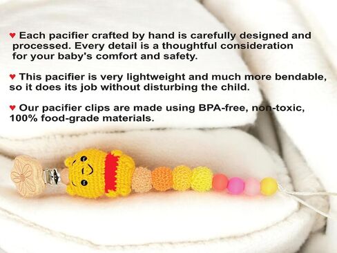 Personalized Custom Pacifier Clip Boys and Grils, Paci Binky Holder Custom Name Baby Gift, Baby Shower Gift, New Birth Gift, Newborn Gift, Rainbow Baby in Saudi Arabia