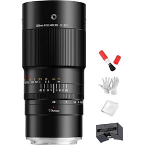 عدسات تركيز يدوية TTartisan 100 مم F2.8 Macro 2X كاملة الإطار، متوافقة مع كاميرات Canon RF-Mount عديمة المرآة EOS R RP R5 R5C R5II R6 R6II R8 R3 R1 R7 R10 R50 R100، إلخ. in Kuwait