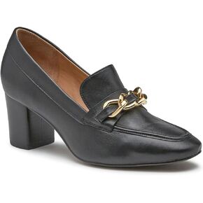Johnston & Murphy Eleanor Chain Loafers for Women - Office Heels for Women, Comfortable Heels for Work