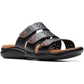 Clarks Kitly Walk Black Leather 11 D - Wide